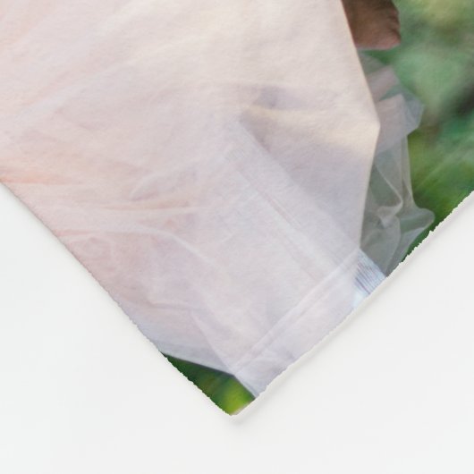 Afstuderen Dag 11 Foto naar dochter Fleece Deken (Hoek)