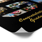 Afstuderen Dag Afstudeerder Klasse Senior DIY Foto Poster (Hoek)