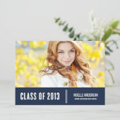 AFSTUDEREN DAG | AFSTUDEREN INVITATIE KAART (Staand voorkant)