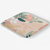 Afstuderen Dag, Bloemenboeket Papieren Bordje (Gebogen)