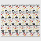 Afstuderen Dag Cadeaupapier (Vlak)