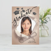 Afstuderen Dag Kaart (Staand voorkant)