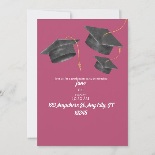 Afstuderen Dag Kaart (Achterkant)