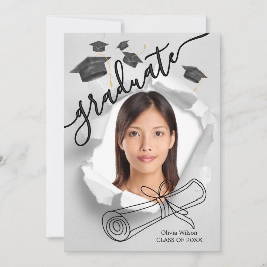 Afstuderen Dag Kaart (Voorkant)