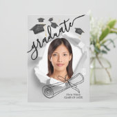 Afstuderen Dag Kaart (Staand voorkant)