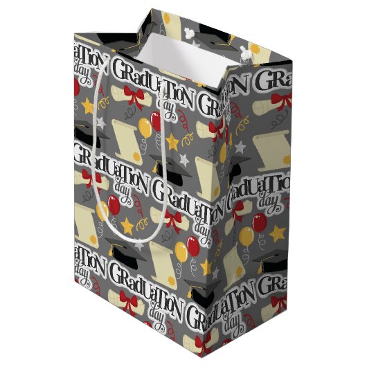 Afstuderen Dag Medium Cadeauzakje (Achterkant Gekanteld)