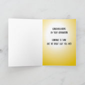 Afstuderen Dag om te schitteren Gefeliciteerd Pet Kaart (Binnen)