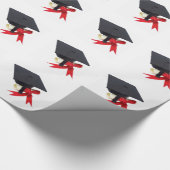 Afstuderen Dag tegen Janz White Cadeaupapier (Hoek)