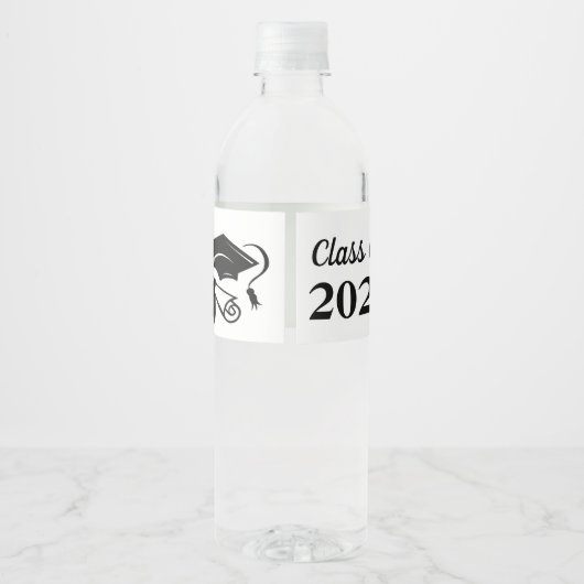 Afstuderen Dag Waterfles Etiket (Achterkant)