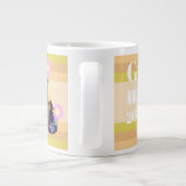 Afstuderen Daisy Photo Beige Grote Koffiekop (Achterkant)