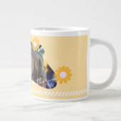 Afstuderen Daisy Photo Beige Grote Koffiekop (Rechts)