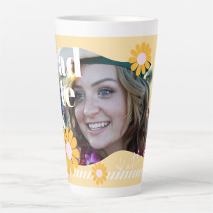 Afstuderen Daisy Photo Beige Latte Mok