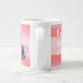 Afstuderen Daisy Photo Peach Grote Koffiekop (Achterkant)