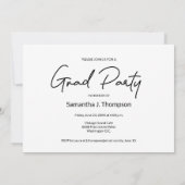 Afstuderen dan en nu Foto's blauwe Graduation Part Kaart (Achterkant)