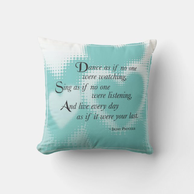 Afstuderen Dance, Square Gift Kussen (Voorkant)