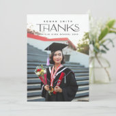 Afstuderen Dank je creditcard Aankondiging (Staand voorkant)