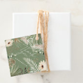 Afstuderen dank je moderne pampas sage green bedankjes labels (In situ)