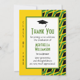 AFSTUDEREN DANK U AAN DE JAMAICA BEDANKKAART