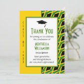 AFSTUDEREN DANK U AAN DE JAMAICA BEDANKKAART (Staand voorkant)