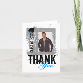 Afstuderen Dank u blanco Kaart Foto toevoegen