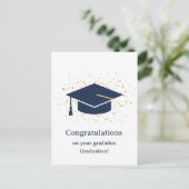 Afstuderen Dank u Briefkaart (Staand voorkant)