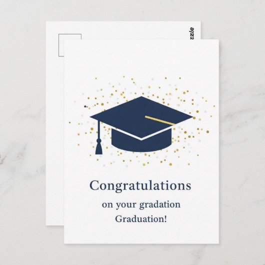 Afstuderen Dank u Briefkaart (Voorkant / Achterkant)