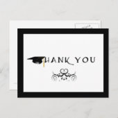 Afstuderen Dank u Briefkaart (Voorkant / Achterkant)