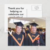 Afstuderen Dank u Briefkaart (Voorkant / Achterkant)