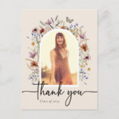 Afstuderen Dank u Briefkaart (Voorkant)