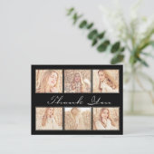 Afstuderen Dank u Foto Lijst Briefkaart (Staand voorkant)
