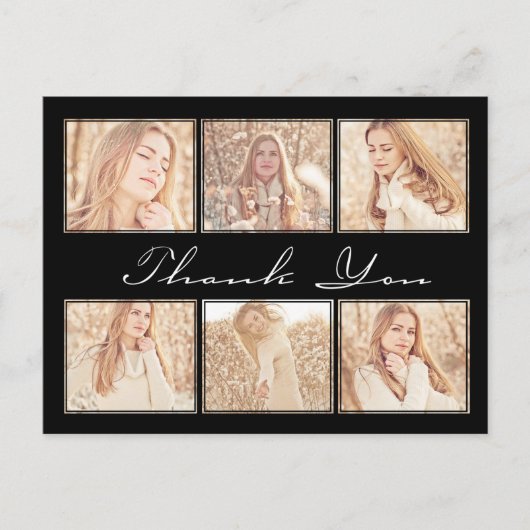 Afstuderen Dank u Foto Lijst Briefkaart (Voorkant)