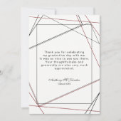 Afstuderen Dank u Geometrisch Ontwerp Bedankkaart (Voorkant)