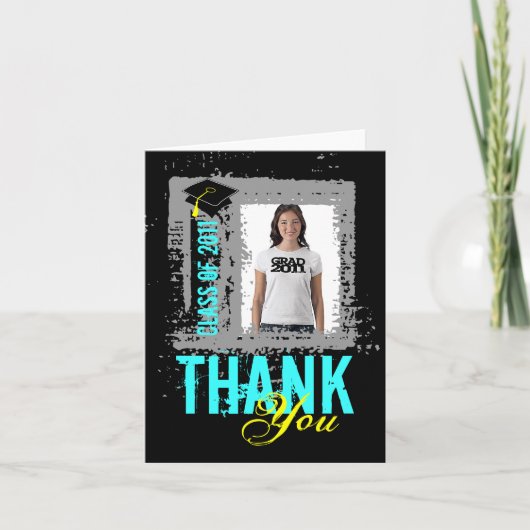 Afstuderen Dank u Kaart toevoegen Foto 3 (Voorkant)