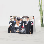 Afstuderen Dank u met Stars en de Foto van het Afs Kaart (Voorkant)