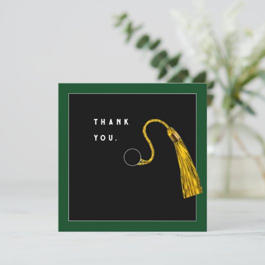 Afstuderen Dank u wel kaarten (Staand voorkant)