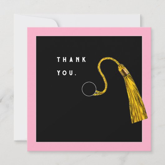 Afstuderen Dank u wel kaarten (Voorkant)