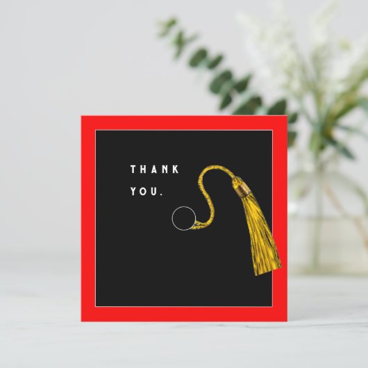 Afstuderen Dank u wel kaarten (Staand voorkant)