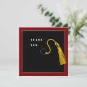 Afstuderen Dank u wel kaarten (Staand voorkant)