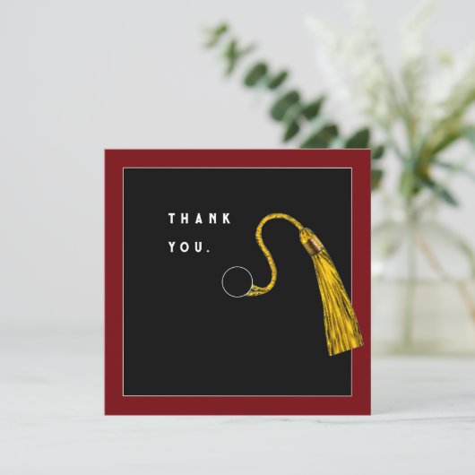 Afstuderen Dank u wel kaarten (Staand voorkant)