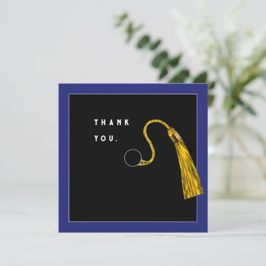 Afstuderen Dank u wel kaarten (Staand voorkant)