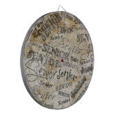 afstuderen dartbord (Voorkant Links)
