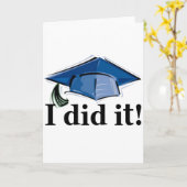 Afstuderen dat ik deed. kaart (Gele Bloem)