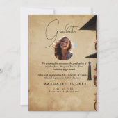 Afstuderen Daughter I Rustic Aankondiging (Voorkant)