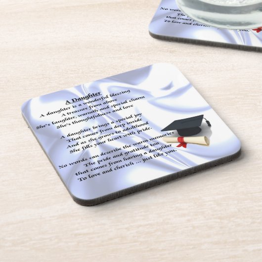 Afstuderen - Daughter Poem Onderzetter (Linkerzijde)