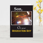 Afstuderen Day Diploma Kaart (Gele Bloem)