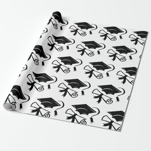 Afstuderen Day Wrapping Paper Cadeaupapier (Uitgerold)