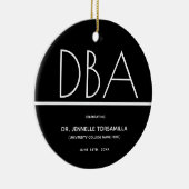 Afstuderen DBA-graad behouden Keramisch Ornament (Rechts)