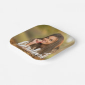 Afstuderen de Aangepaste GraduPartij van de Gradua Papieren Bordje (Gebogen)