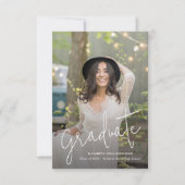 Afstuderen de Aankondiging van het Afstuderen van  (Voorkant)