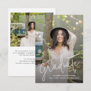 Afstuderen de Aankondiging van het Afstuderen van 